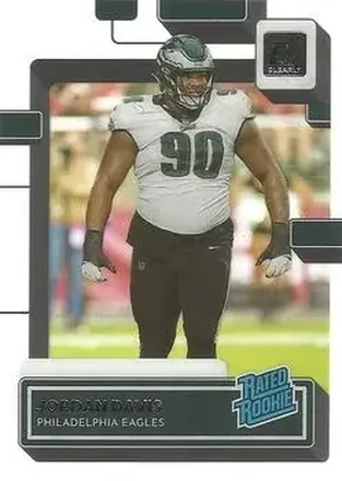 2022 Clearly Donruss #96 - Jordan Davis - Philadelphia Eagles