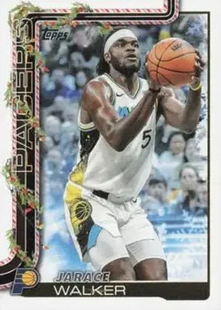 2025-26 Topps Holiday #H41 - Jarace Walker - Indiana Pacers