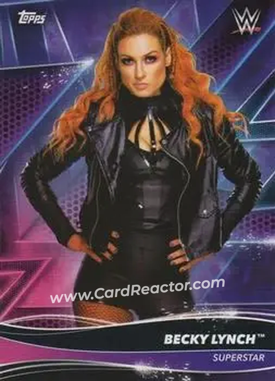 2021 Topps WWE Superstars #12 - Becky Lynch - Front
