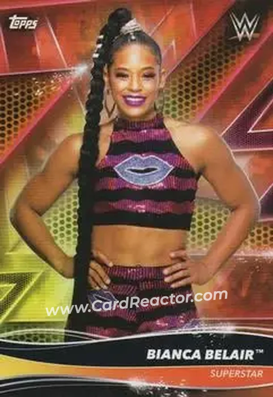 2021 Topps WWE Superstars #13 - Bianca Belair - Front