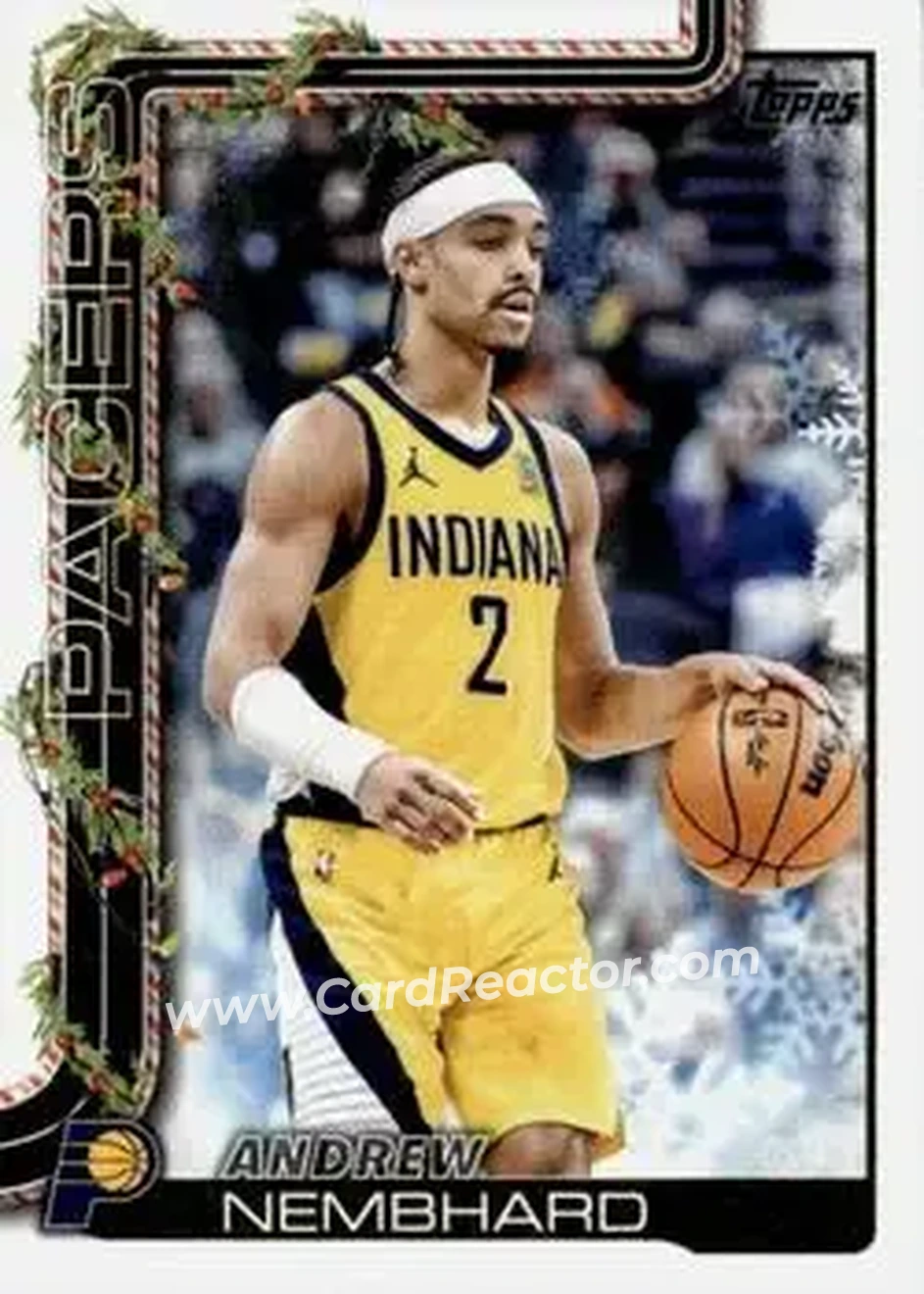 2025-26 Topps Holiday #H42 - Andrew Nembhard - Indiana Pacers - Front