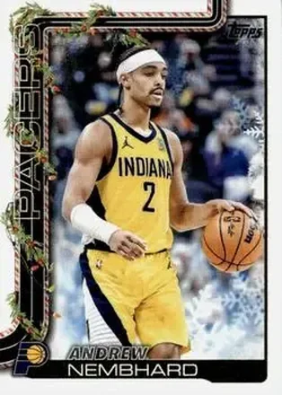 2025-26 Topps Holiday #H42 - Andrew Nembhard - Indiana Pacers
