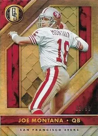 2020 Panini Gold Standard #88 - Joe Montana - San Francisco 49ers