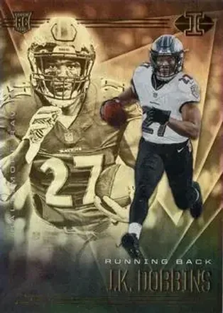 2020 Panini Illusions #13 - J.K. Dobbins - Baltimore Ravens