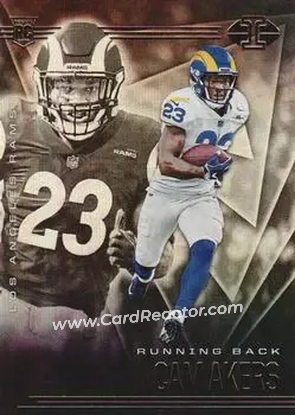2020 Panini Illusions #16 - Cam Akers - Los Angeles Rams - Front