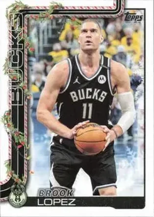 2025-26 Topps Holiday #H47 - Brook Lopez - Milwaukee Bucks