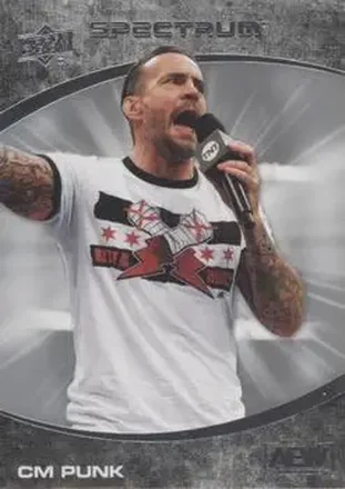 2021 Upper Deck Spectrum AEW #17 - CM Punk