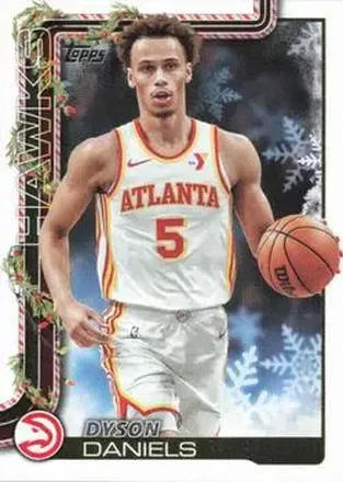 2025-26 Topps Holiday #H51 - Dyson Daniels - Atlanta Hawks