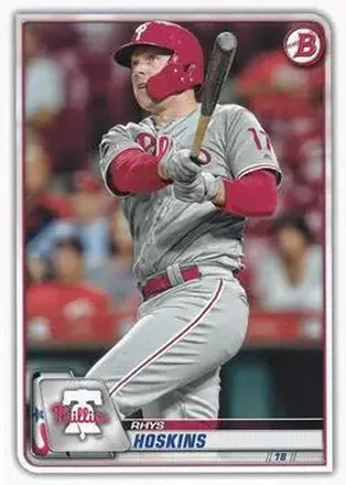 2020 Bowman #12 - Rhys Hoskins - Philadelphia Phillies