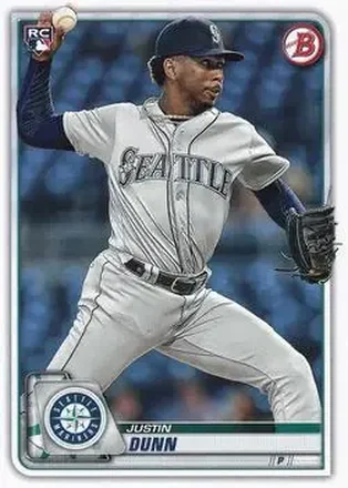 2020 Bowman #15 - Justin Dunn - Seattle Mariners