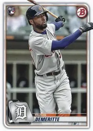 2020 Bowman #16 - Travis Demeritte - Detroit Tigers