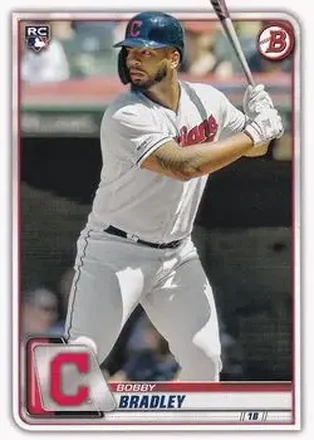 2020 Bowman #20 - Bobby Bradley - Cleveland Indians
