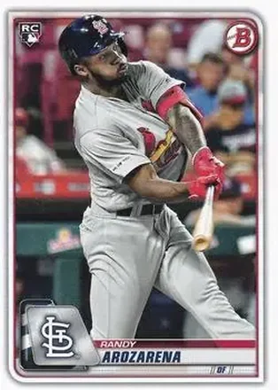 2020 Bowman #24 - Randy Arozarena - St. Louis Cardinals