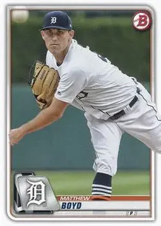 2020 Bowman #30 - Matthew Boyd - Detroit Tigers