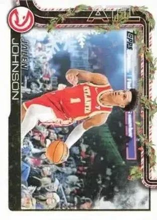 2025-26 Topps Holiday #H52 - Jalen Johnson - Atlanta Hawks