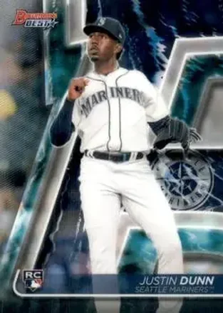 2020 Bowman's Best #11 - Justin Dunn - Seattle Mariners