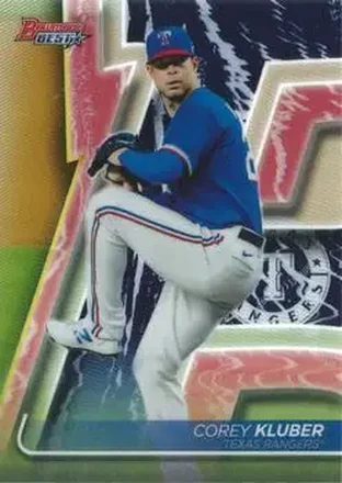 2020 Bowman's Best #17 - Corey Kluber - Texas Rangers