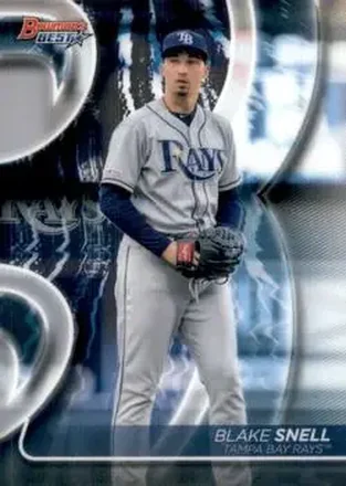 2020 Bowman's Best #28 - Blake Snell - Tampa Bay Rays