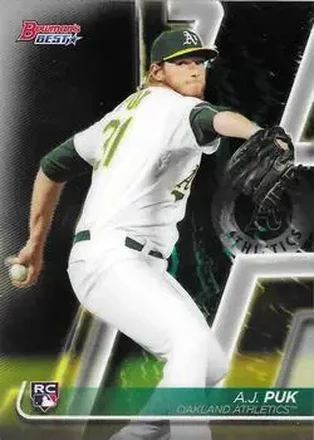 2020 Bowman's Best #30 - A.J. Puk - Oakland Athletics