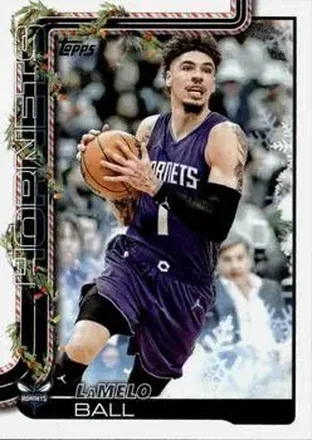2025-26 Topps Holiday #H53 - LaMelo Ball - Charlotte Hornets