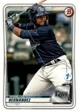 2020 Bowman 1st Edition #BFE-12 - Ronaldo Hernandez - Tampa Bay Rays