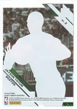 Back of Jayson Tatum