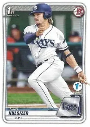 2020 Bowman 1st Edition #BFE-17 - Niko Hulsizer - Tampa Bay Rays