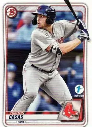 2020 Bowman 1st Edition #BFE-18 - Triston Casas - Boston Red Sox