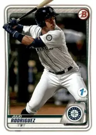 2020 Bowman 1st Edition #BFE-19 - Julio Rodríguez - Seattle Mariners