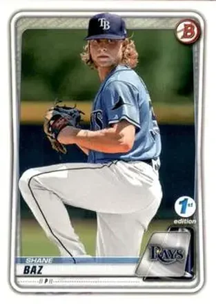 2020 Bowman 1st Edition #BFE-20 - Shane Baz - Tampa Bay Rays