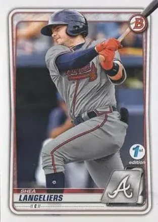2020 Bowman 1st Edition #BFE-21 - Shea Langeliers - Atlanta Braves
