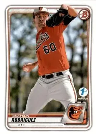2020 Bowman 1st Edition #BFE-22 - Grayson Rodriguez - Baltimore Orioles