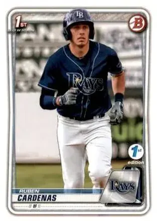 2020 Bowman 1st Edition #BFE-23 - Ruben Cardenas - Tampa Bay Rays