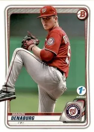 2020 Bowman 1st Edition #BFE-24 - Mason Denaburg - Washington Nationals