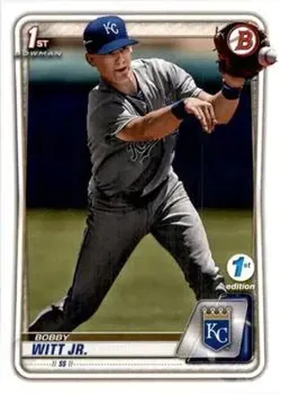 2020 Bowman 1st Edition #BFE-25 - Bobby Witt Jr. - Kansas City Royals