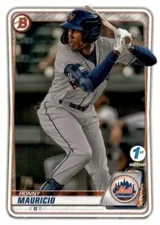 2020 Bowman 1st Edition #BFE-28 - Ronny Mauricio - New York Mets