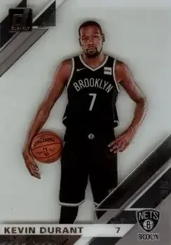 2019-20 Clearly Donruss #5 Kevin Durant