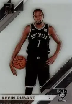 2019-20 Clearly Donruss #5 Kevin Durant