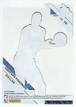 Back of Kristaps Porziņģis