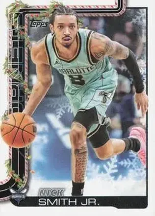 2025-26 Topps Holiday #H56 - Nick Smith Jr. - Charlotte Hornets