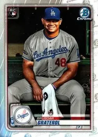 2020 Bowman Chrome #5b - Brusdar Graterol - Los Angeles Dodgers