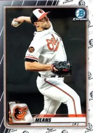 2020 Bowman Chrome #12 - John Means - Baltimore Orioles