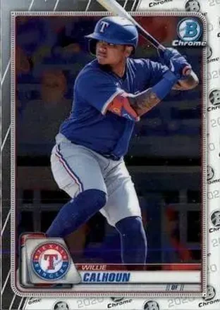 2020 Bowman Chrome #19 - Willie Calhoun - Texas Rangers