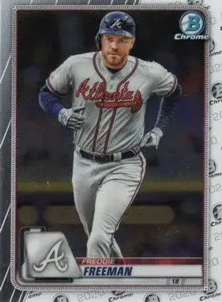2020 Bowman Chrome #22 - Freddie Freeman - Atlanta Braves