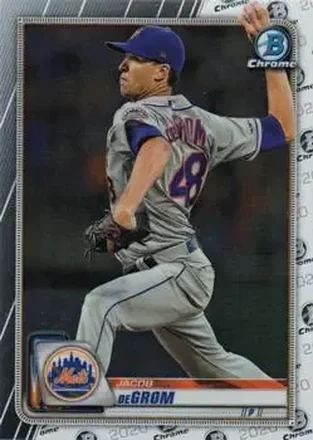 2020 Bowman Chrome #27 - Jacob deGrom - New York Mets