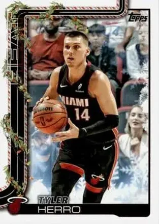 2025-26 Topps Holiday #H58 - Tyler Herro - Miami Heat