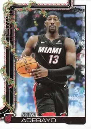2025-26 Topps Holiday #H60 - Bam Adebayo - Miami Heat