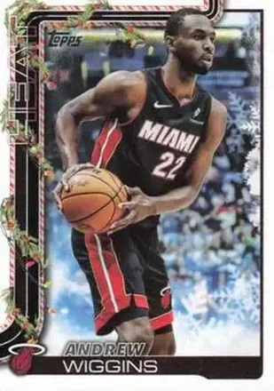 2025-26 Topps Holiday #H62 - Andrew Wiggins - Miami Heat