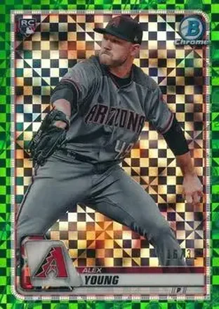 2020 Bowman Chrome X #66 - Alex Young - Arizona Diamondbacks