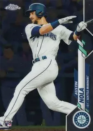 2020 Topps Chrome #11 - Austin Nola - Seattle Mariners